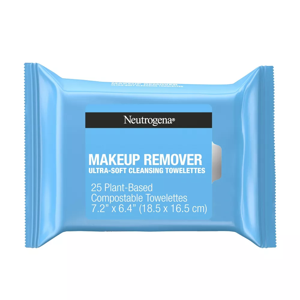 Neutrogena Makeup Remover Cleansing Towelettes Refill Pack, 25 Ea
